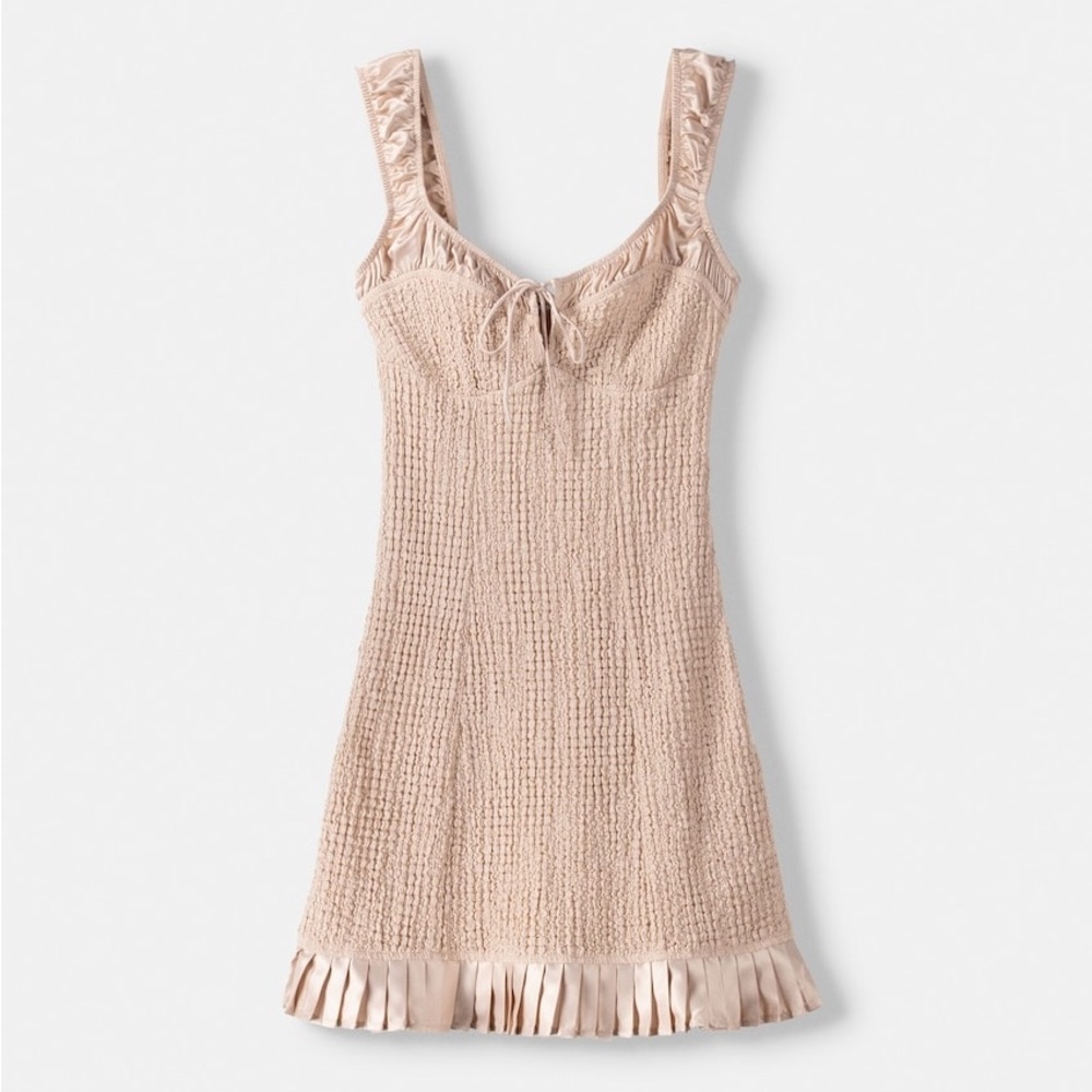 Bershka Pink/Mauve MEDIUM Mini Dress